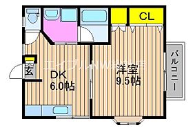 岡山県岡山市北区辛川市場（賃貸アパート1DK・2階・37.00㎡） その2