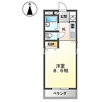 岡山県倉敷市日吉町（賃貸アパート1K・1階・23.55㎡） その2