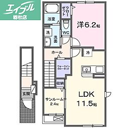 間取図画像 1LDK