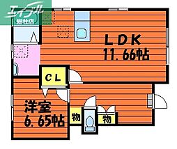 JR山陽本線 倉敷駅 徒歩23分 1階/-