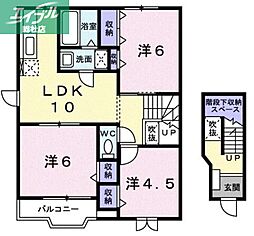 JR瀬戸大橋線 上の町駅 徒歩10分 2階/-