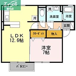 JR山陽本線 庭瀬駅 徒歩22分 2階/-