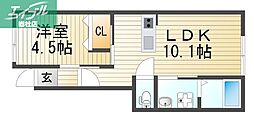JR山陽本線 新倉敷駅 徒歩12分 1階/-