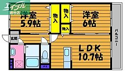 水島臨海鉄道 球場前駅 徒歩23分 3階/-
