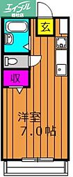 水島臨海鉄道 栄駅 徒歩21分 2階/-
