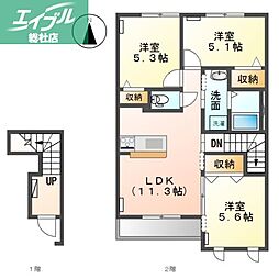 水島臨海鉄道 西富井駅 徒歩4分 2階/-