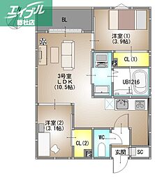 JR吉備線 総社駅 徒歩2分 1階/-
