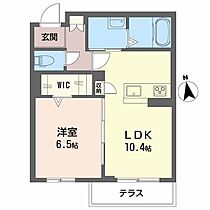 シャーメゾン　プレミア A  ｜ 兵庫県豊岡市九日市上町（賃貸マンション1LDK・1階・41.64㎡） その2