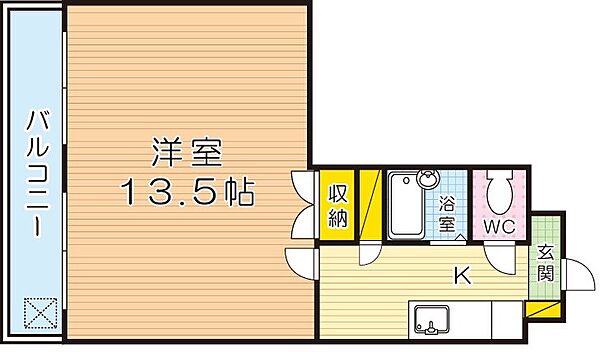 ロイヤルセンチュリー 608｜福岡県北九州市小倉南区北方２丁目(賃貸マンション1K・6階・30.52㎡)の写真 その2