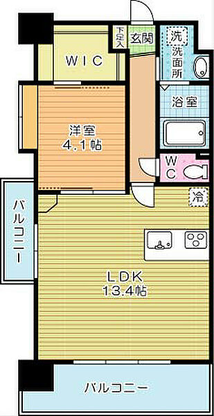 アルティザ小倉 312｜福岡県北九州市小倉北区吉野町(賃貸マンション1LDK・3階・42.78㎡)の写真 その2