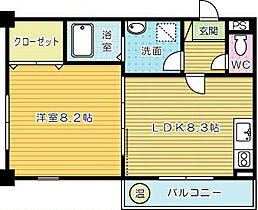 メゾン・ド・シャローム  ｜ 福岡県北九州市小倉北区宇佐町２丁目（賃貸マンション1LDK・2階・41.07㎡） その2