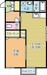 ディアコート若園 2階