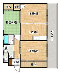 御告川ハイツ 2階