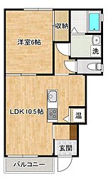 コンフォート秋桜 1階/102