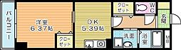 クルーズグラン・セレクト 1DKの間取図画像