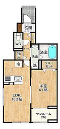 ルーミー新町 1階