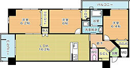 T-THESTYLE 3LDKの間取図画像