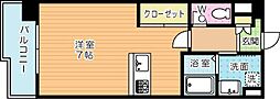 ノースステイツ西小倉 ワンルームの間取図画像