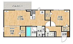物件の間取り