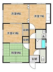 グランデージ徳吉A 1階/102