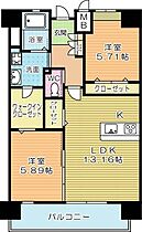 LEGEND　TAKAMI（レジェンド高見）　S棟 813 ｜ 福岡県北九州市八幡東区荒生田３丁目5-（賃貸マンション2LDK・8階・64.12㎡） その2