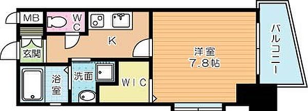 アクシオ片野 1305｜福岡県北九州市小倉北区片野１丁目(賃貸マンション1K・13階・26.62㎡)の写真 その2