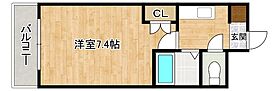 リファレンス南小倉 407 ｜ 福岡県北九州市小倉北区弁天町7-4（賃貸マンション1K・4階・20.25㎡） その2