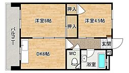 オアシス片野II 2階