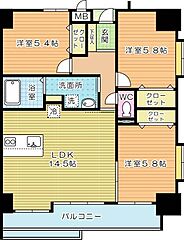 物件の間取り