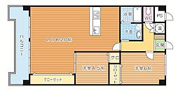 ミリオンコーポラス白藤 2階