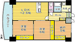 ロイヤルノースナイン 2SLDKの間取図画像