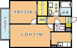 パークサイド東大谷 2階/202