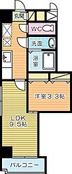 堺町センタービル 2Kの間取図画像