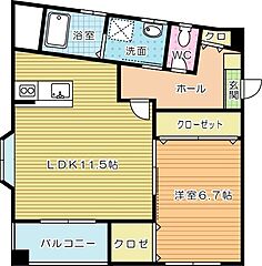 物件の間取り
