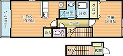 シエルヒダA棟 2階