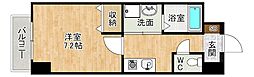 Bergamotto三萩野 1Kの間取図画像