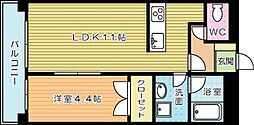 Zen's清水 1LDKの間取図画像