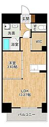 LEGEND鍛冶町 1LDKの間取図画像