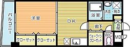 S-FORT小倉 1LDKの間取図画像