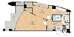 ピュアライフ砂津ビル 1LDKの間取図画像