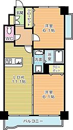 ニューシティアパートメンツ南小倉I 6階/607