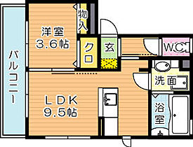 レスポアール  ｜ 福岡県北九州市八幡西区竹末２丁目（賃貸アパート1LDK・2階・34.22㎡） その2