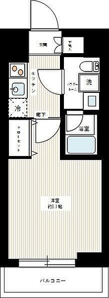 ＧＥＮＯＶＩＡ東向島ｓｋｙｇａｒｄｅｎ 414｜東京都墨田区堤通1丁目(賃貸マンション1K・4階・25.78㎡)の写真 その2