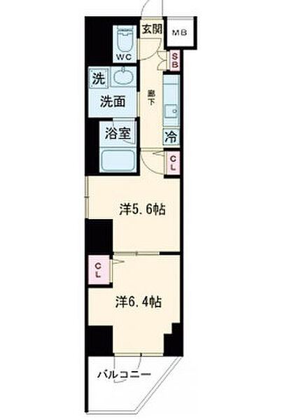 ルフレ　プレミアム押上ノルド 201｜東京都墨田区東向島2丁目(賃貸マンション2K・2階・35.51㎡)の写真 その2