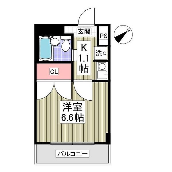 コーポときわ 102｜東京都墨田区文花2丁目(賃貸マンション1K・1階・19.21㎡)の写真 その2