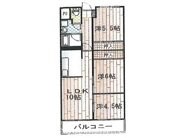 香川県高松市屋島西町(賃貸マンション3LDK・10階・62.87㎡)の写真 その2