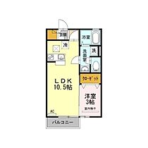 プリマヴェーラ・Ｙ  ｜ 香川県高松市春日町（賃貸アパート1LDK・2階・33.39㎡） その2