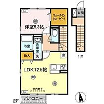 ZEFIRO 205 ｜ 香川県高松市高松町1844-19（賃貸アパート1LDK・2階・51.13㎡） その2