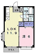 エルディム磯野 102 ｜ 香川県丸亀市土器町東7丁目442番地（賃貸アパート1LDK・1階・39.70㎡） その2