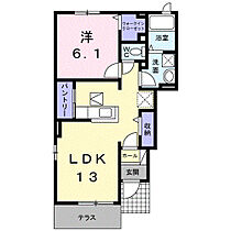 アルファ・ムスカェ 101 ｜ 香川県高松市飯田町1020番地1（賃貸アパート1LDK・1階・45.77㎡） その2